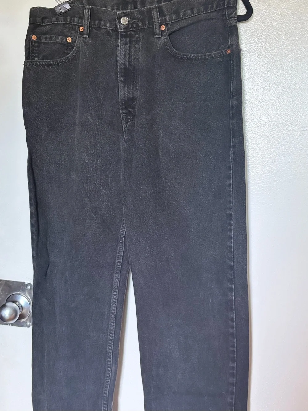 Levi's Black Straight Jeans - Classic Five-Pocket Style